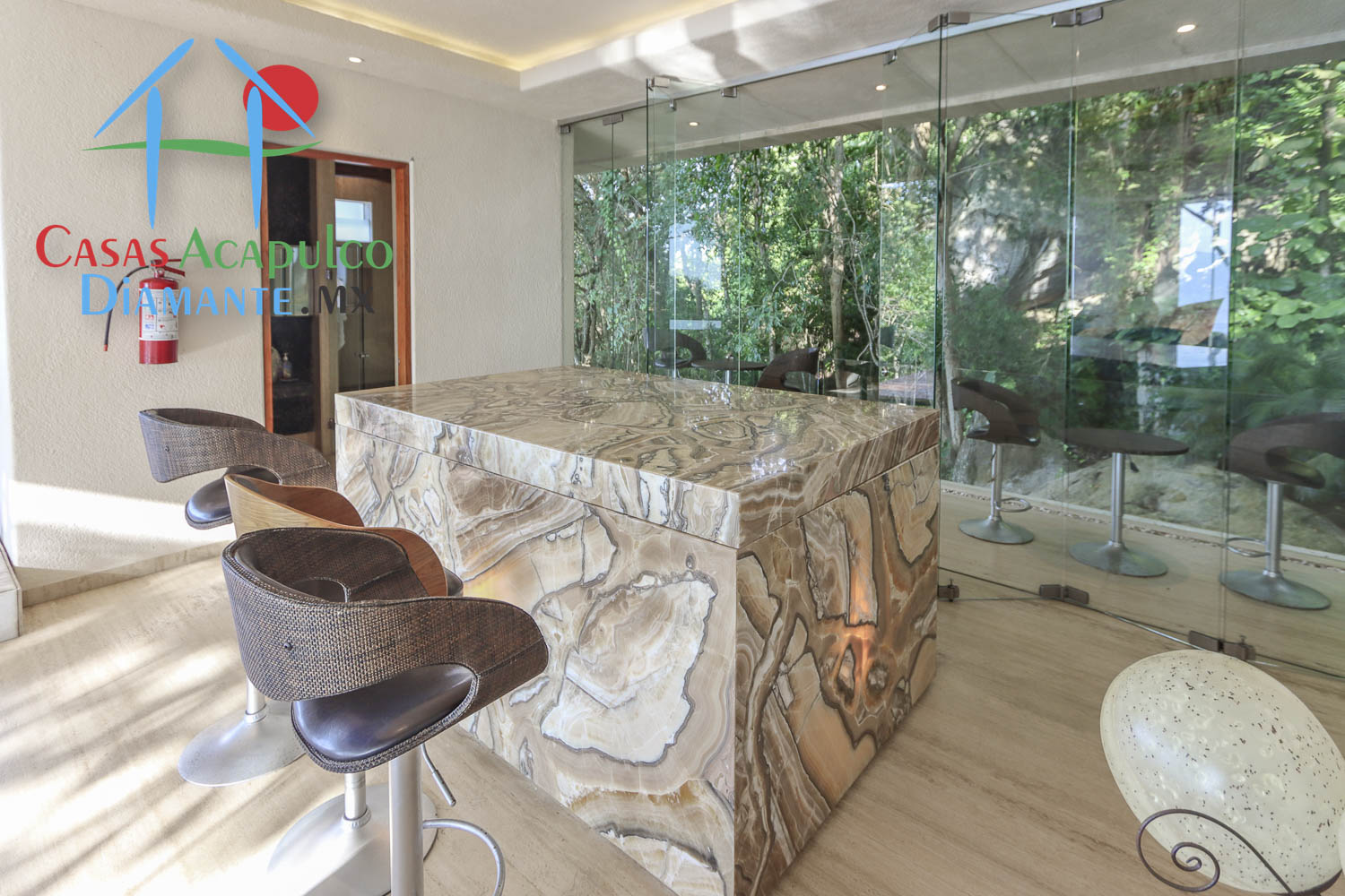 Villa Scarlet Bird - Sala - bar recepción 4